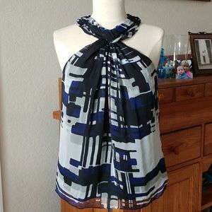 The Limited Twisted High Neck Sleeveless Top